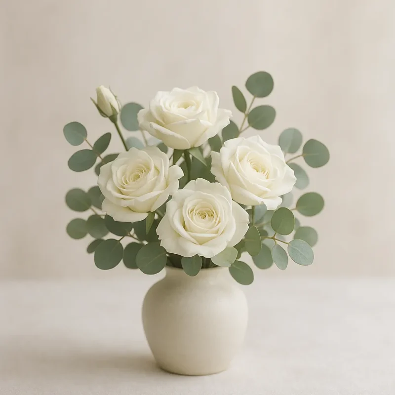 Sympathy floral arrangement by The Enchanted Florist Co., Hamilton Ontario