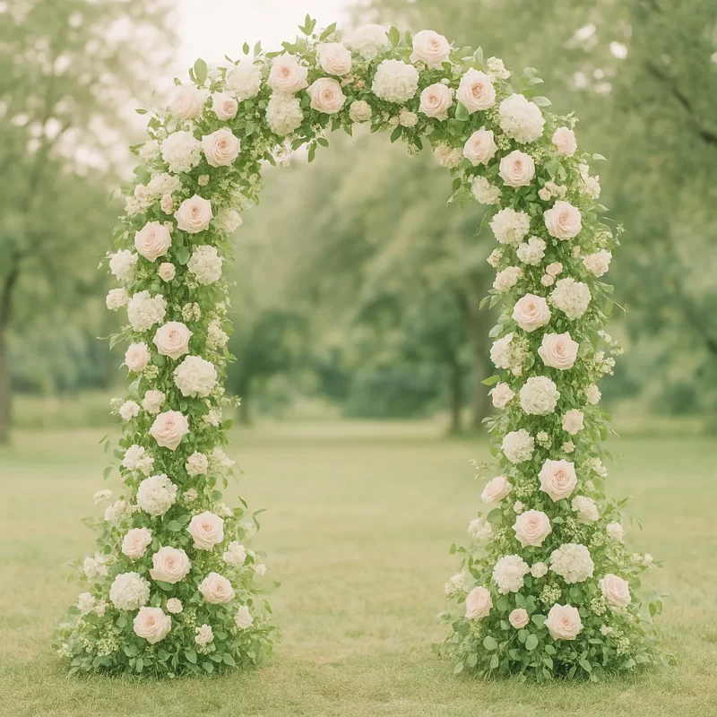 Weddings floral arrangement by The Enchanted Florist Co., Hamilton Ontario