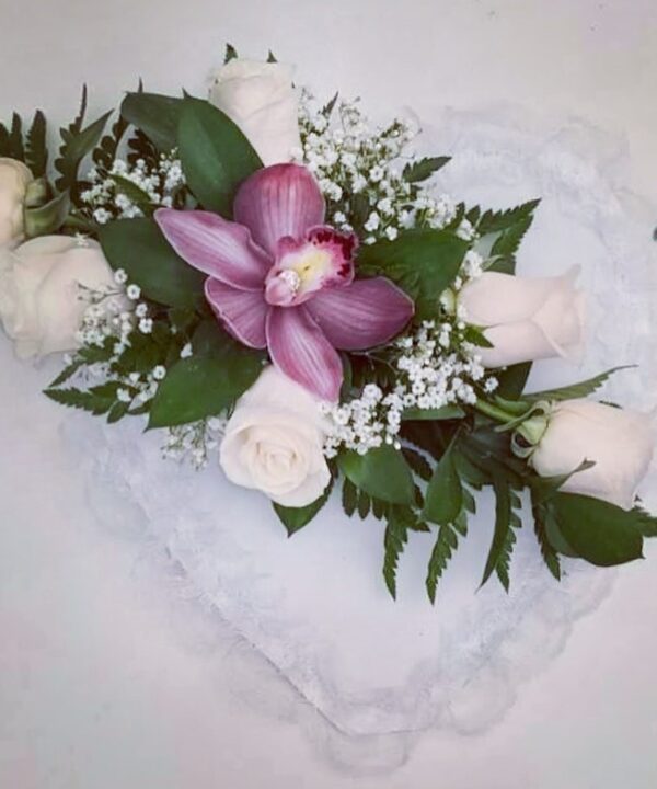 Sympathy florals by The Enchanted Florist Co., Hamilton Ontario