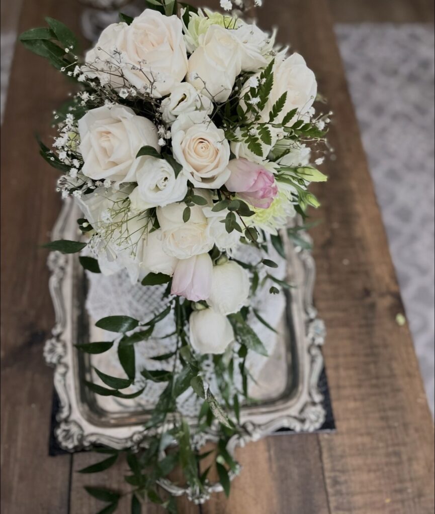 Wedding Flowers floral arrangement by The Enchanted Florist Co., Hamilton Ontario