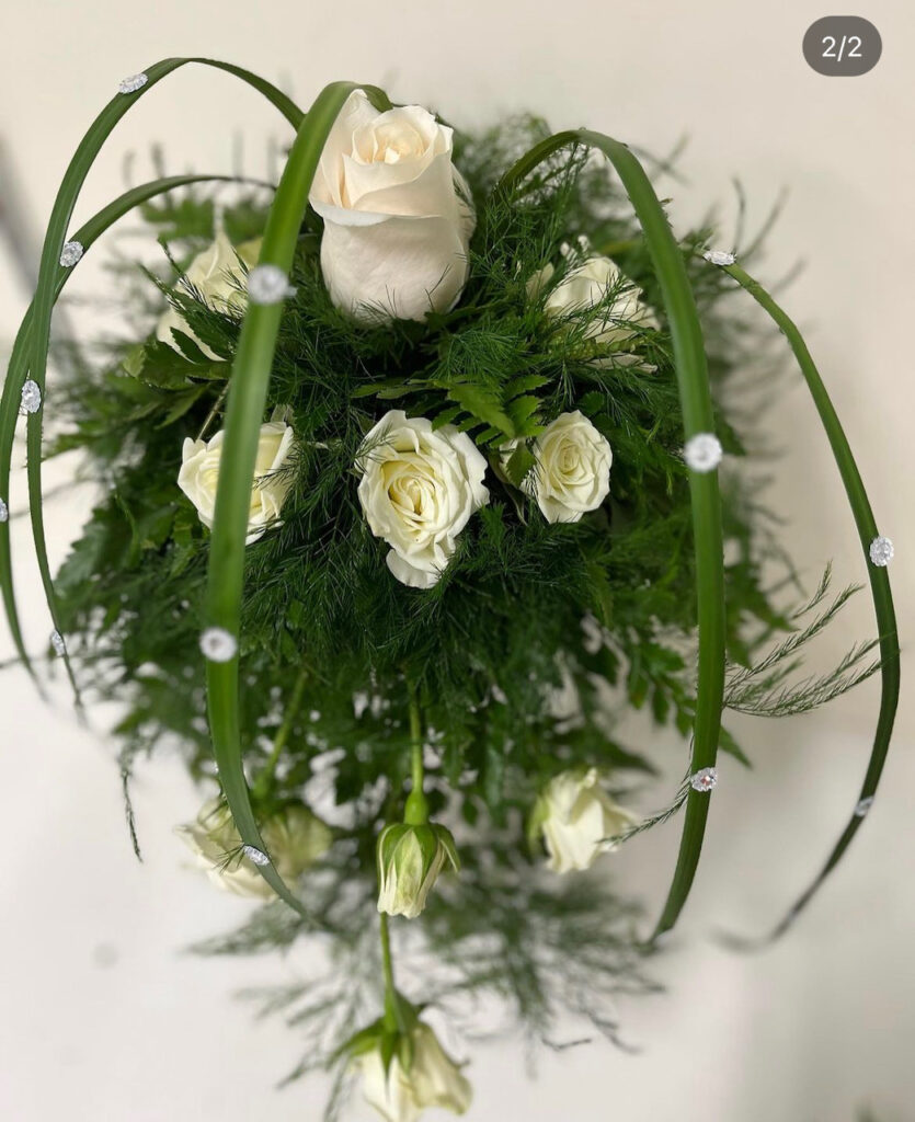 Wedding Flowers floral arrangement by The Enchanted Florist Co., Hamilton Ontario