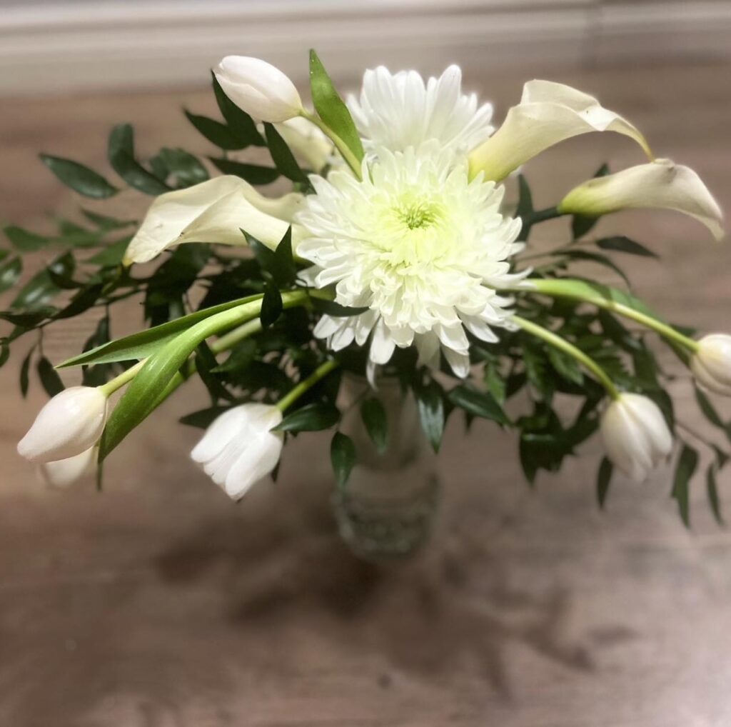 Wedding Flowers floral arrangement by The Enchanted Florist Co., Hamilton Ontario